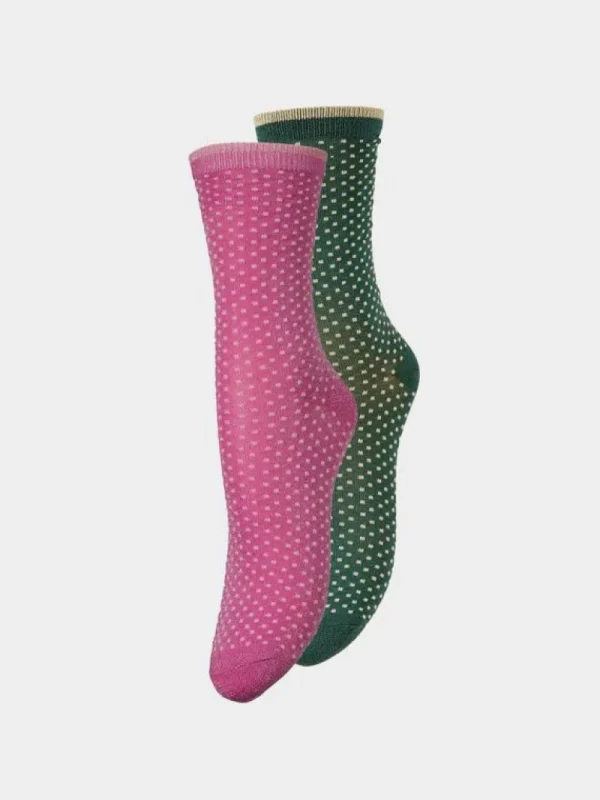 BeckSöndergaard Ditsy Glitter Sock 2 Pack | Glimmersokker