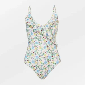 BeckSöndergaard Ireni Bly Frill Swimsuit | Badedrakt