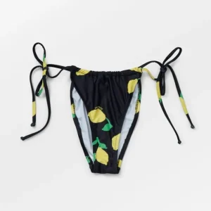 BeckSöndergaard Limone Drawstring Bikini Tanga | Bikini