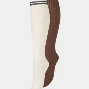 BeckSöndergaard Oda Cotta Knee Sock 2 Pack | Basic Sokker