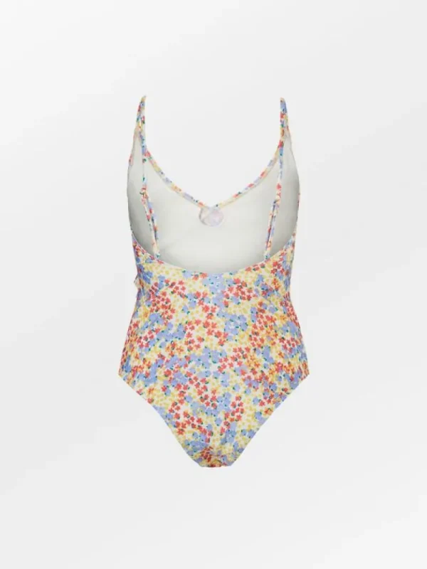 BeckSöndergaard Oline Bly Frill Swimsuit | Badedrakt