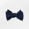 BeckSöndergaard Satin Big Bow - Navy Blue | Hårtilbehør