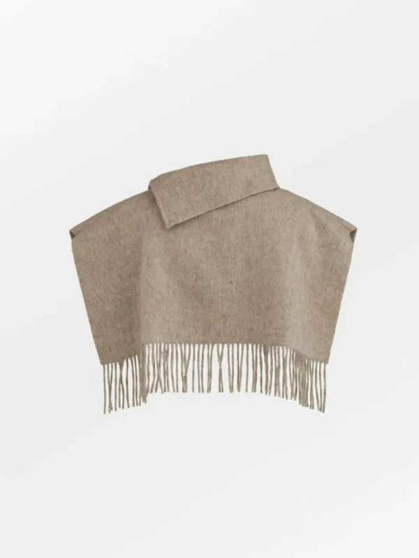 BeckSöndergaard Solid Crystal Poncho | Ullskjerf