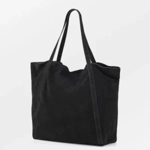 BeckSöndergaard Suede Eden Bag - Black | Lærvesker