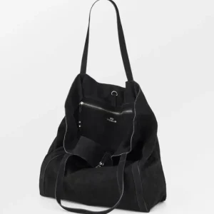 BeckSöndergaard Suede Eden Bag - Black | Lærvesker