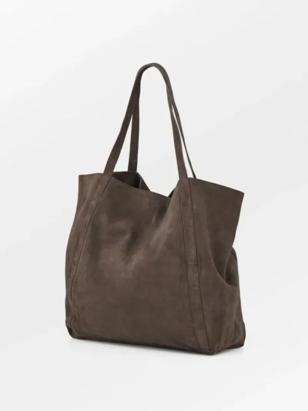 BeckSöndergaard Suede Eden Bag - Hot Fudge Brown | Lærvesker