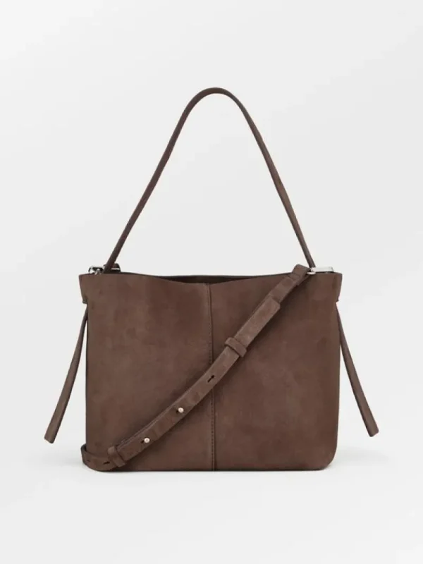 BeckSöndergaard Suede Fraya Small Bag - Brown | Crossbody Vesker